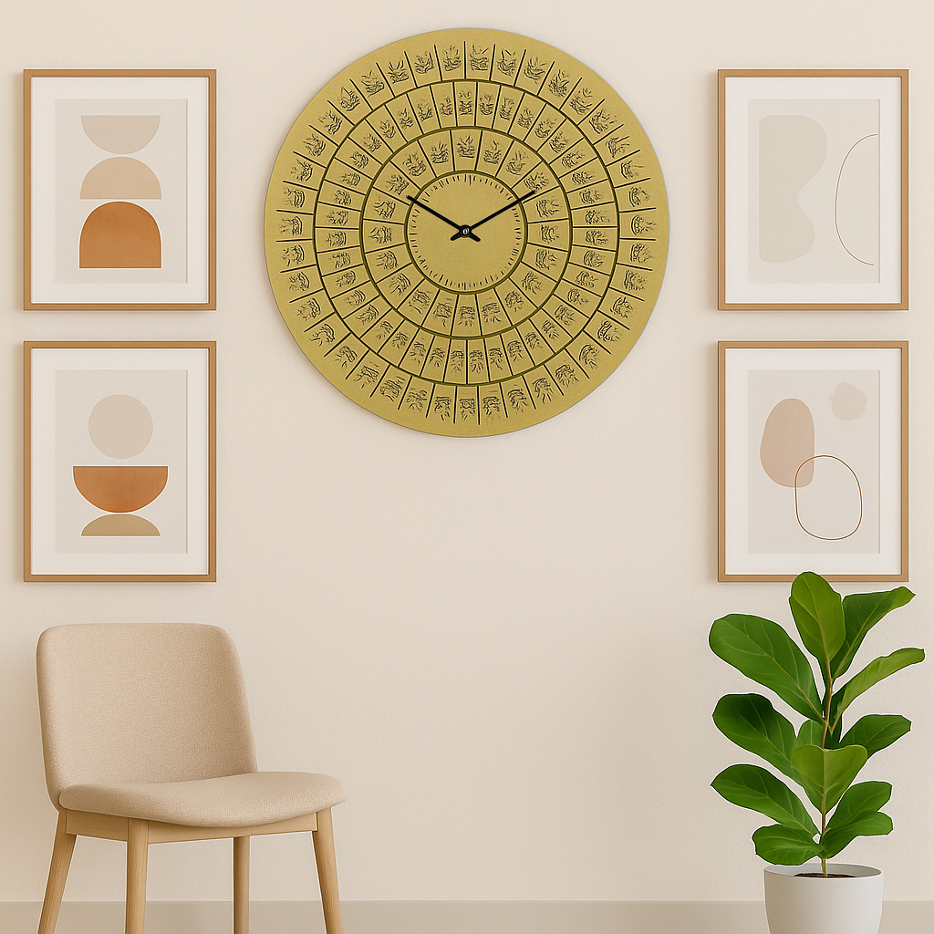 Metal Asma Ul (Asmaul) Husna, 99 Names Of Allah Wall Art