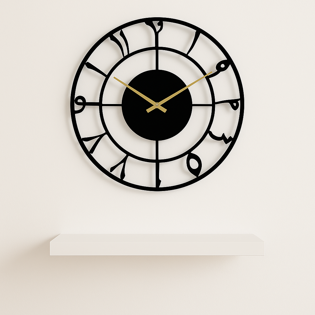 Arabic number wall clock | Islamic wall clock