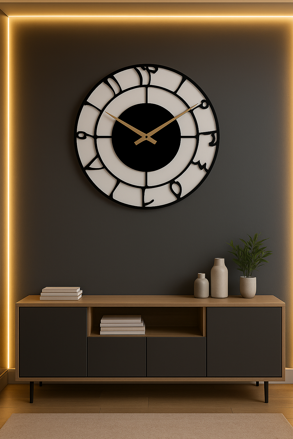 Arabic number wall clock | Islamic wall clock