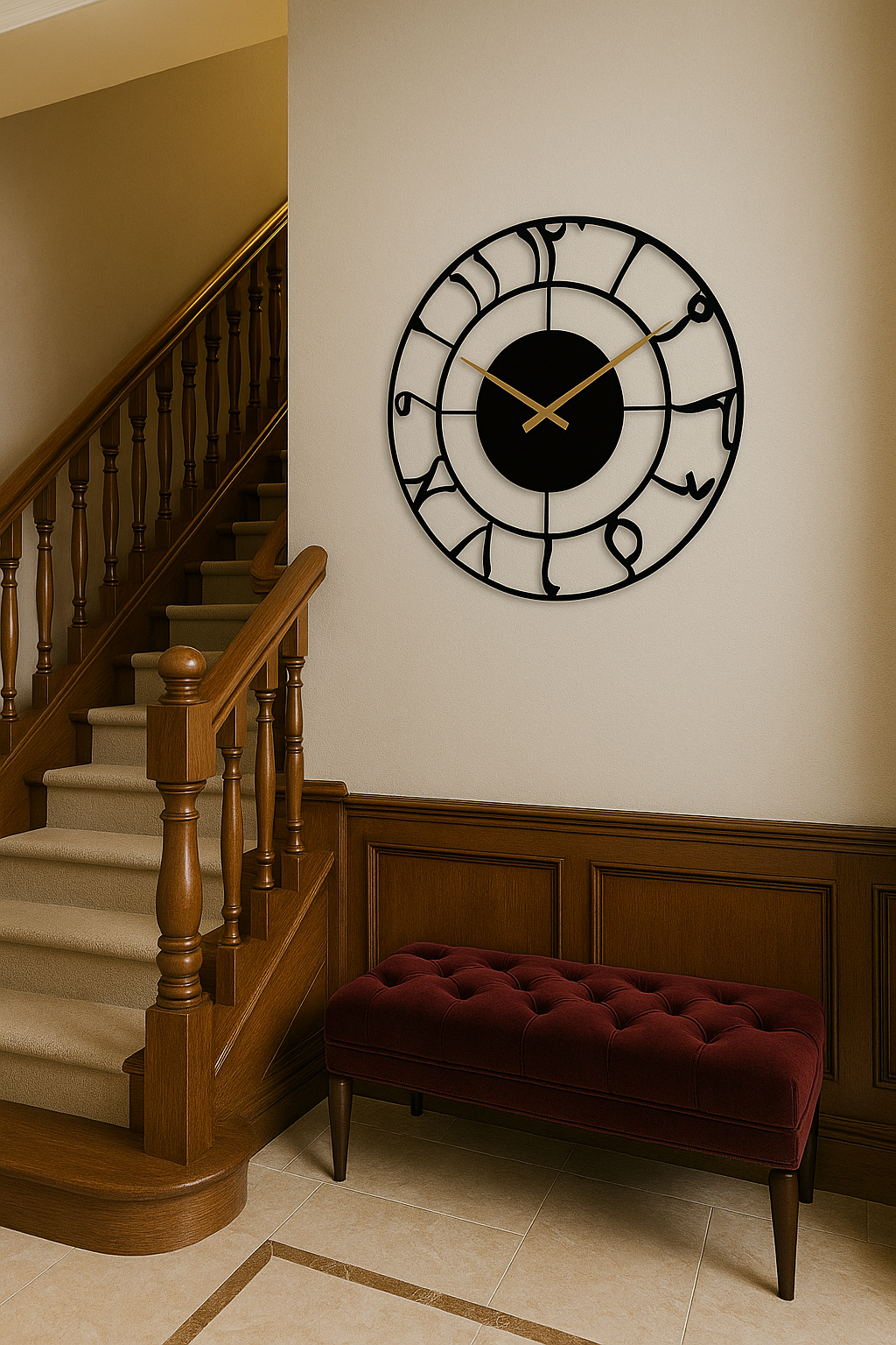 Arabic number wall clock | Islamic wall clock