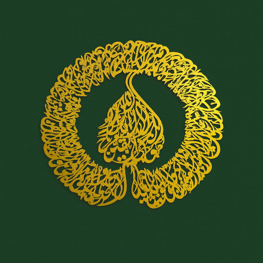 Ayatul Kursi Islamic Wall Art - Arabic Calligraphy Art