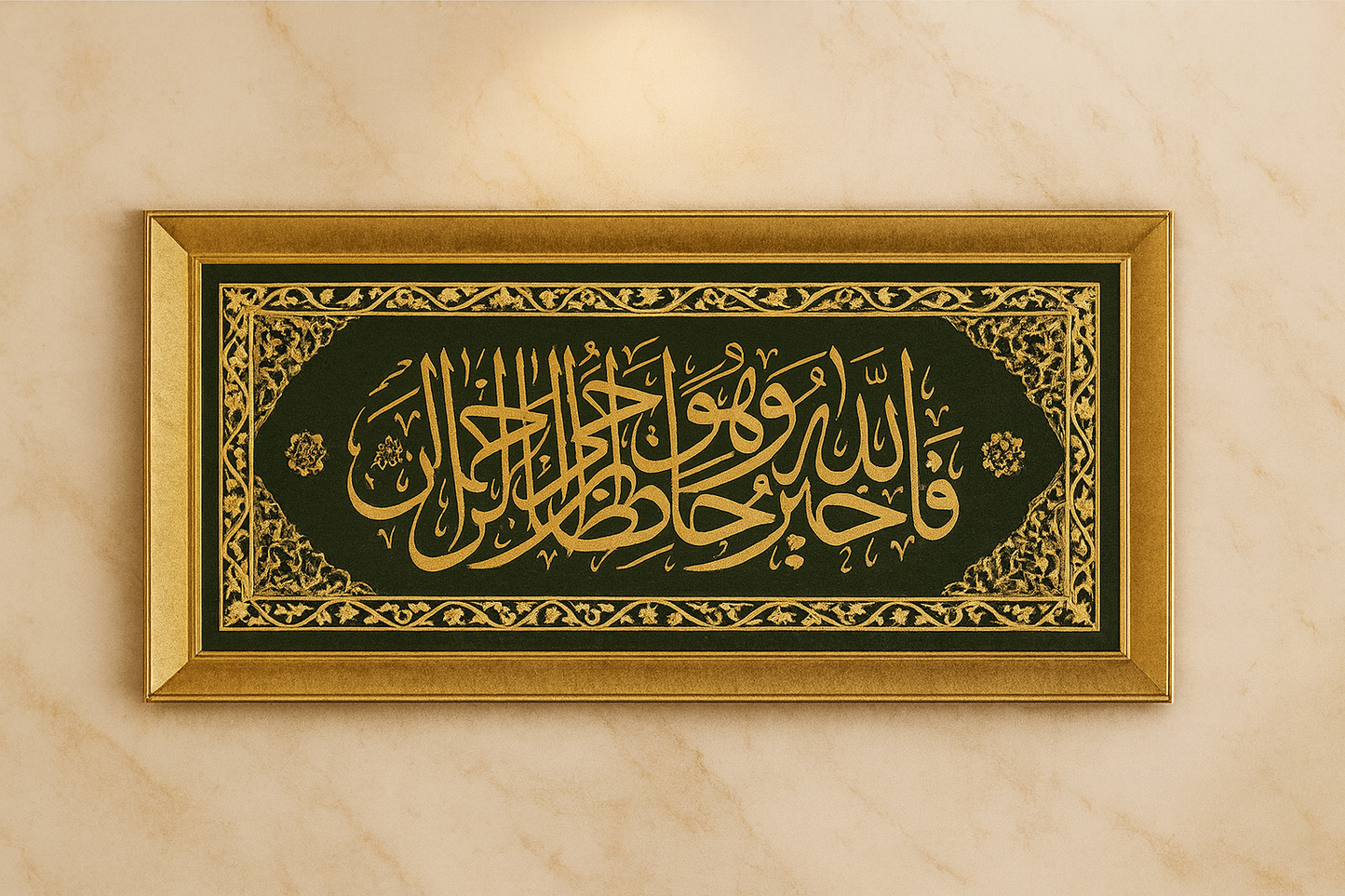 Surah Yusuf Ayat 64 Islamic Wall Art Framed Islamic Khatt