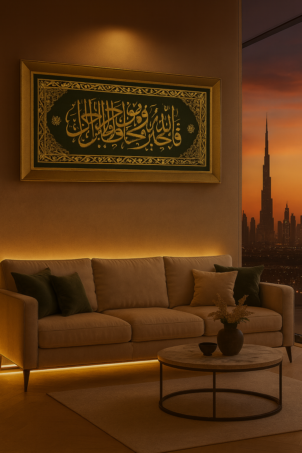 Surah Yusuf Ayat 64 Islamic Wall Art Framed Islamic Khatt