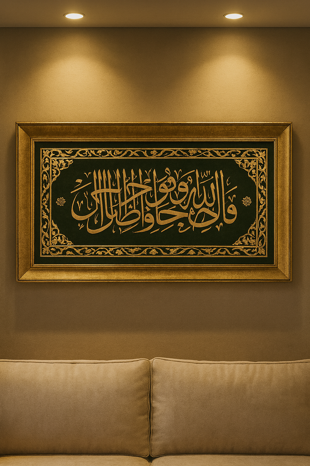 Surah Yusuf Ayat 64 Islamic Wall Art Framed Islamic Khatt