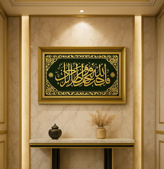 Surah Yusuf Ayat 64 Islamic Wall Art Framed Islamic Khatt